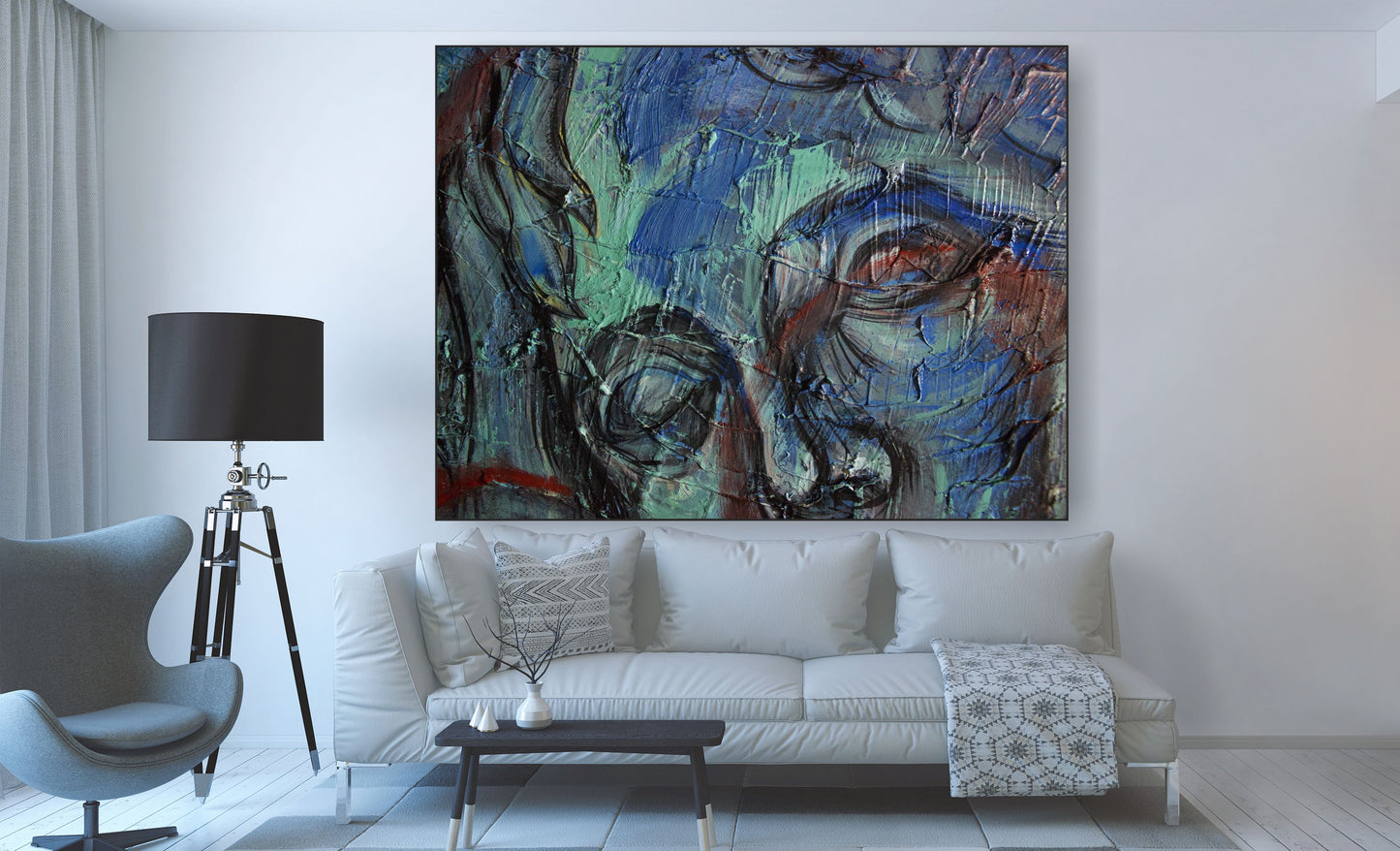 WANDBILDER MIT RAHMEN ABSTRAKT BILDER XXL MODERN WOHNZIMMER KUNST MENSCH