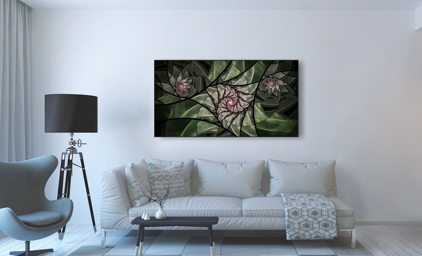 WANDBILDER ALURAHMEN XXL ABSTRAKTE BILDER WOHNZIMMER 150x80 BLUMEN BLÜTE