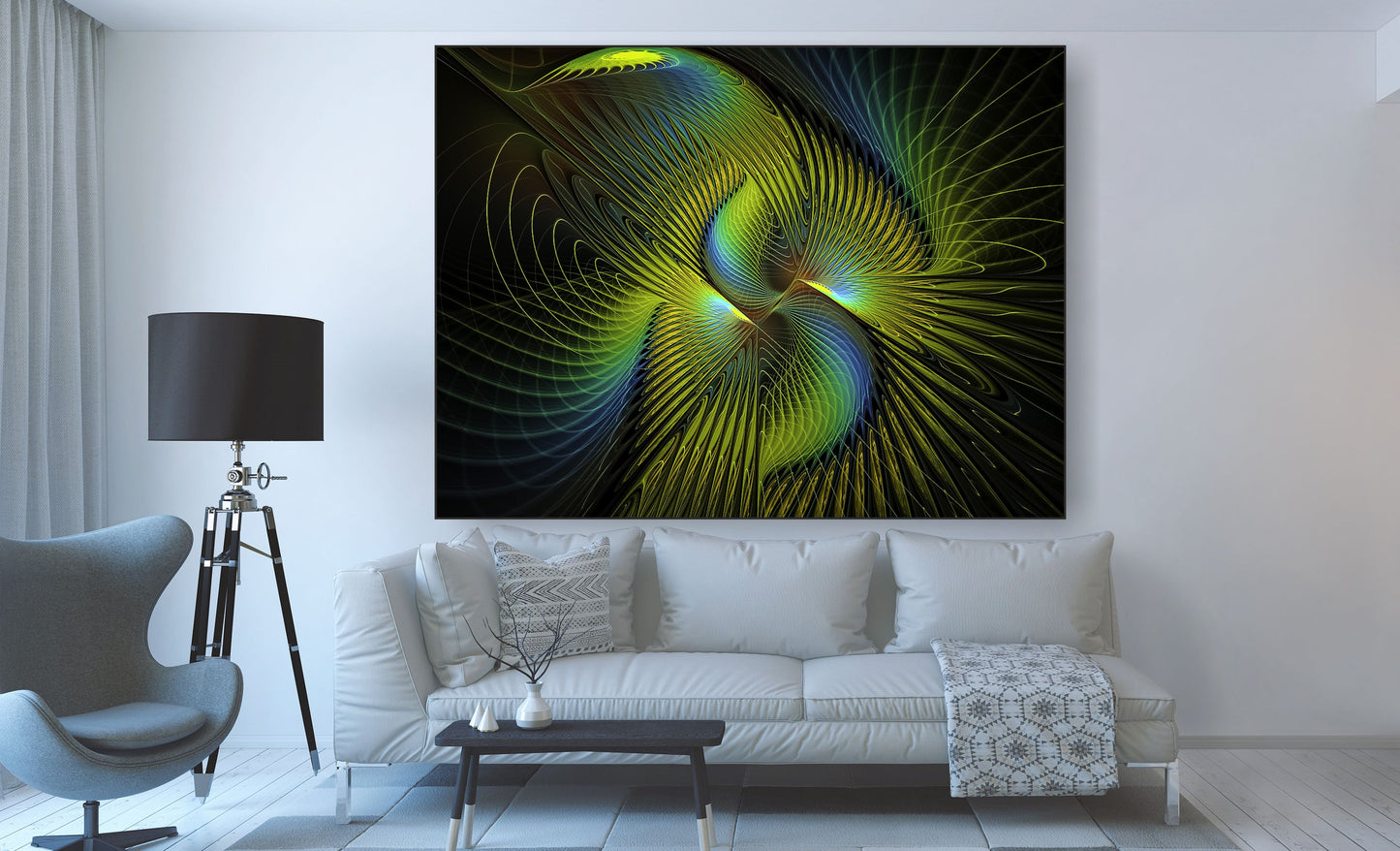 WANDBILDER MIT RAHMEN ABSTRAKT BILDER XXL MODERN WOHNZIMMER KUNST FARBTANZ