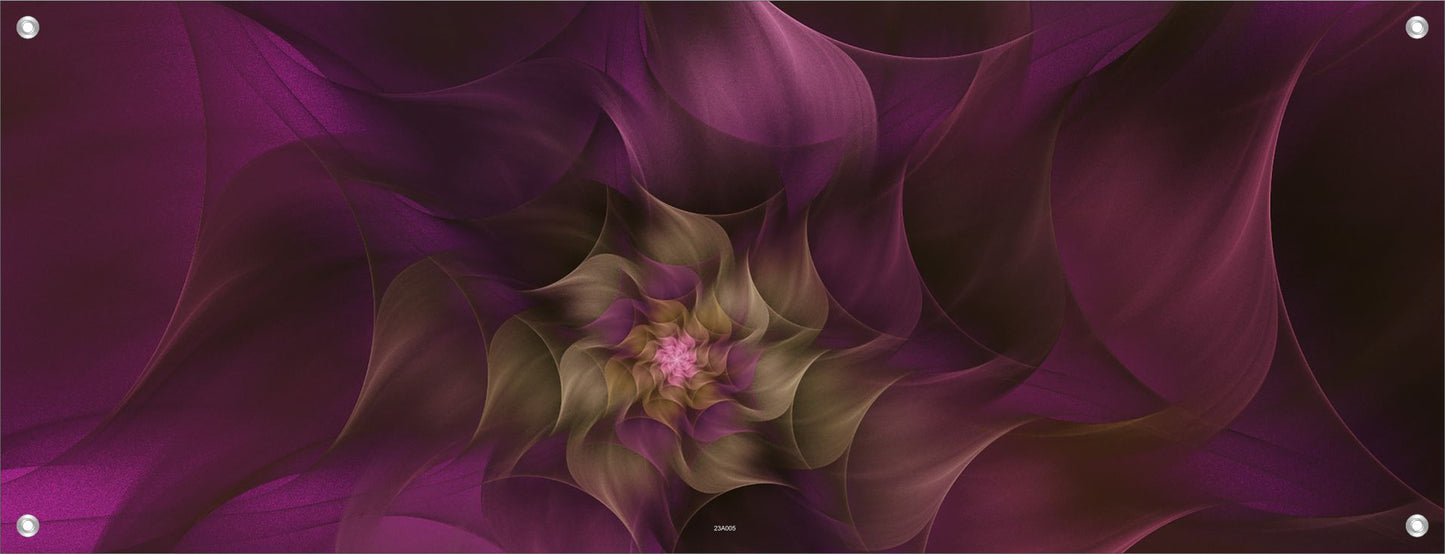 ABSTRAKTE WANDBILDER POSTER DEKO BILDER XXL 160x60 BLÜTE VIOLETT MODERN