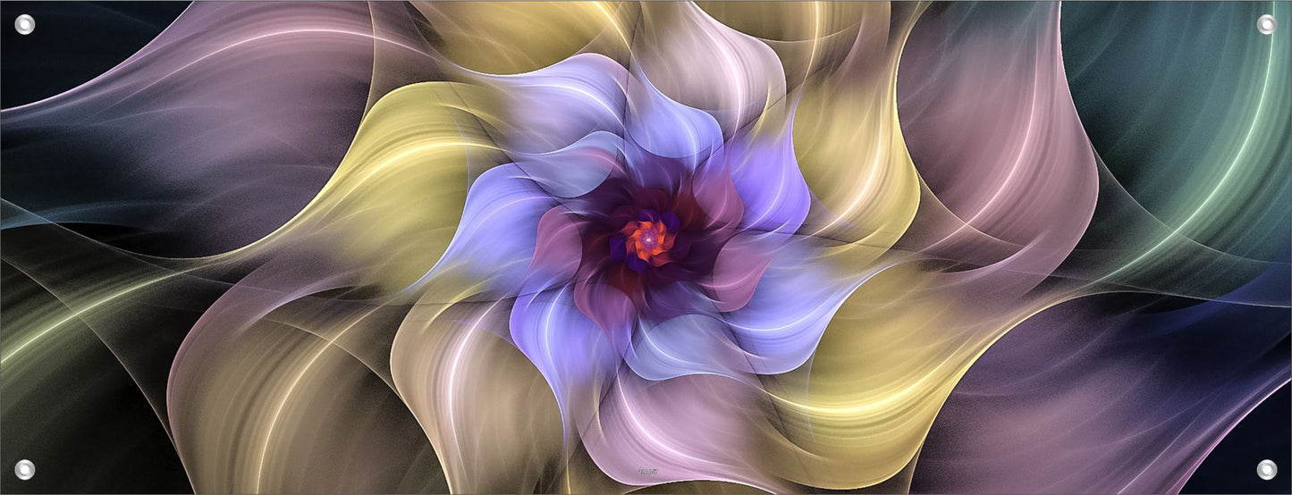 ABSTRAKTE WANDBILDER POSTER DEKO BILDER XXL 160x60 BLÜTE BUNT MODERN