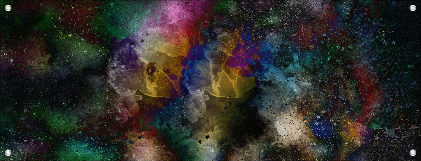 ABSTRAKTE WANDBILDER POSTER DEKO BILDER XXL 160x60 KUNST BUNT UNIVERSUM