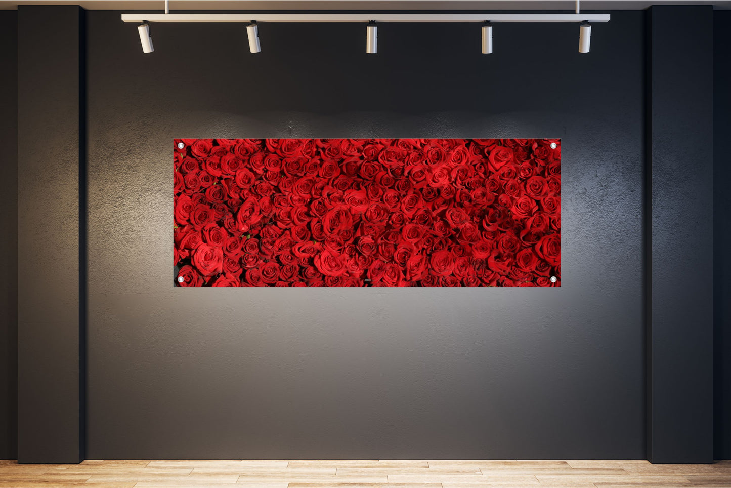 BLUMEN WANDBILDER POSTER DEKO BILDER XXL 160x60 ROSEN ROSENBLÜTEN ROT