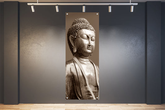 BUDDHA WANDBILDER POSTER DEKO BILDER XXL 60x160 BUDDHISMIS STATUE MEDITATION