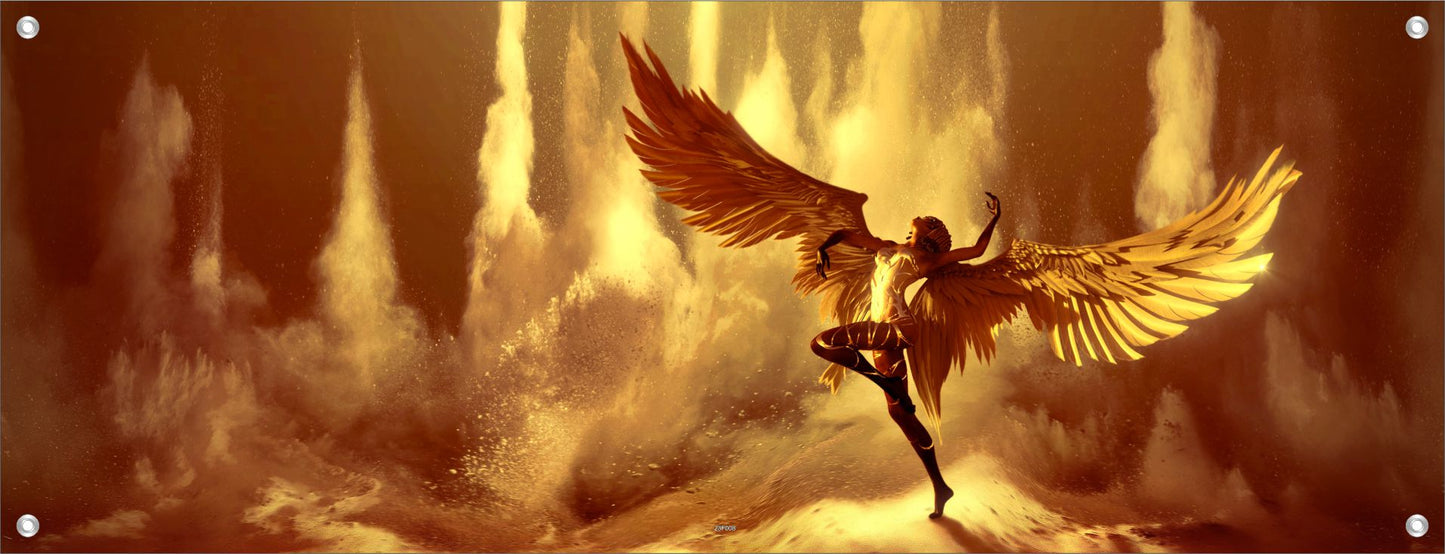 FANTASIE WANDBILDER POSTER DEKO BILDER XXL 160x60 HIMMELREICH ENGEL
