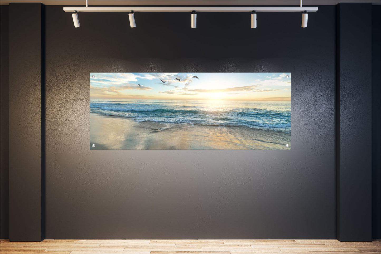 MEER WANDBILDER POSTER DEKO BILDER XXL 160x60 STRAND WELLEN SONNE