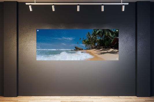 MEER WANDBILDER POSTER DEKO BILDER XXL 160x60 NATUR PALMENSTRAND