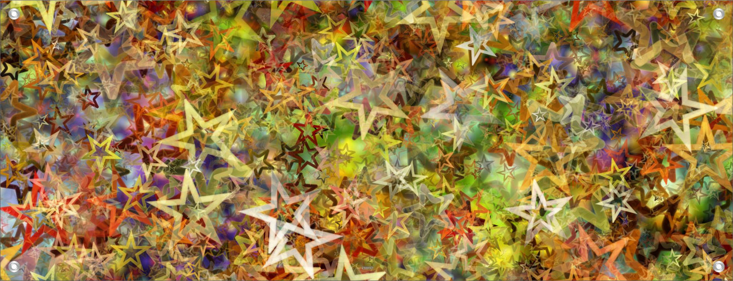 WEIHNACHTEN WANDBILDER POSTER DEKO BILDER XXL 160x60 STERNE BUNT