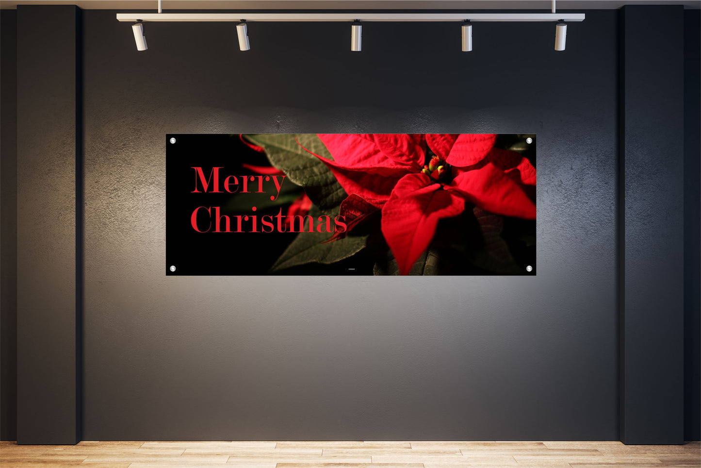 WEIHNACHTEN WANDBILDER POSTER DEKO BILDER XXL 160x60 WEIHNACHTSSTERN ROT