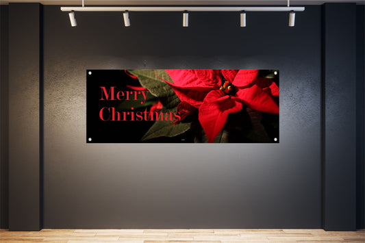 WEIHNACHTEN WANDBILDER POSTER DEKO BILDER XXL 160x60 WEIHNACHTSSTERN ROT