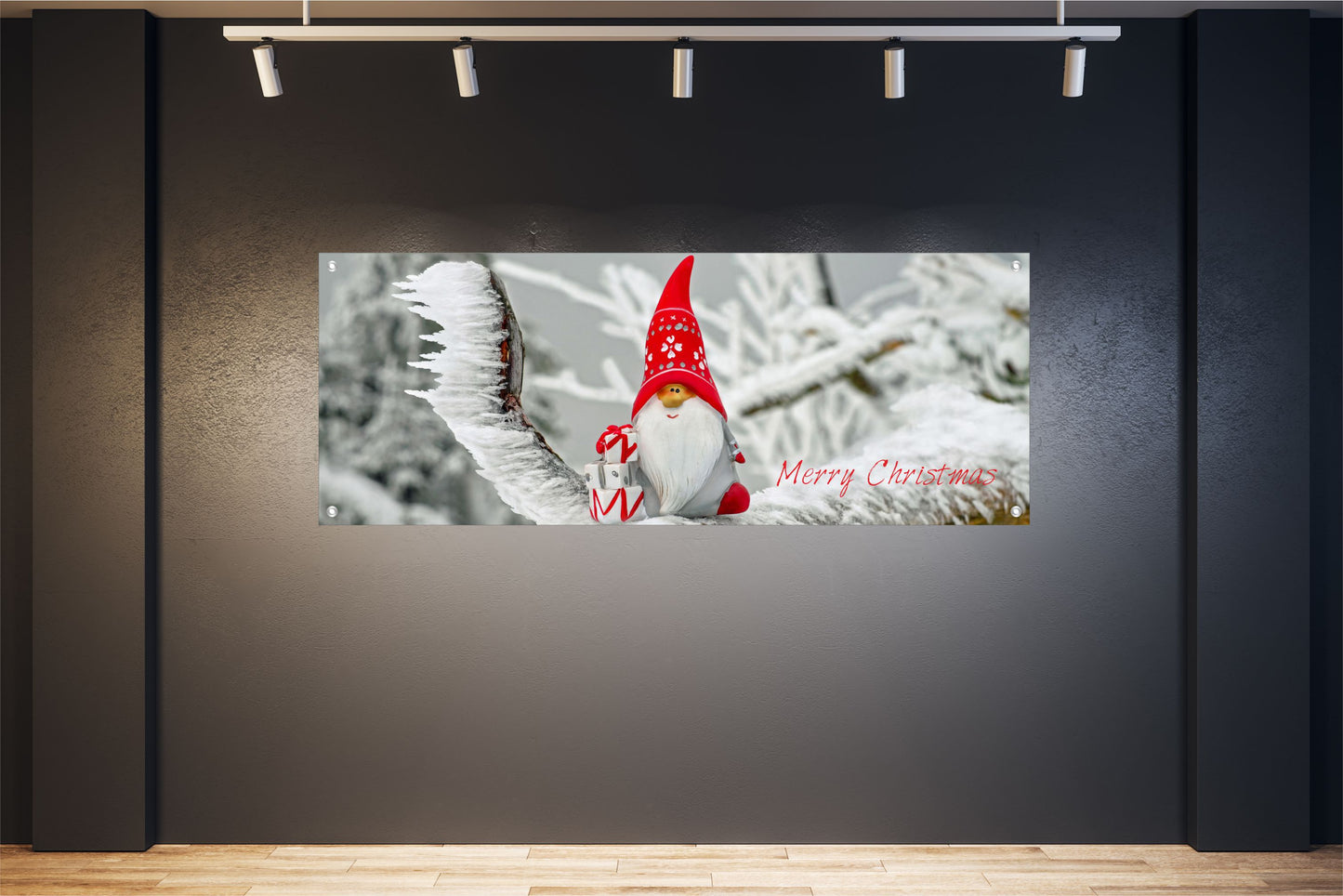 WEIHNACHTEN WANDBILDER POSTER DEKO BILDER XXL 160x60 MERRY CHRISTMAS WICHTEL