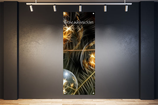 WEIHNACHTEN WANDBILDER POSTER DEKO BILDER XXL 60x160 FROHE WEIHNACHTEN