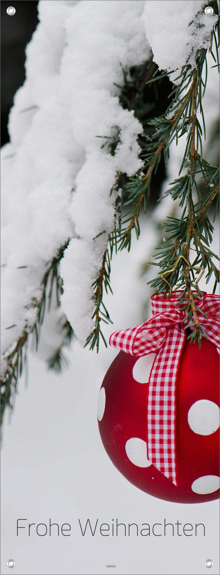 WEIHNACHTEN WANDBILDER POSTER DEKO BILDER XXL 60x160 TANNE FROHE WEIHNACHTEN