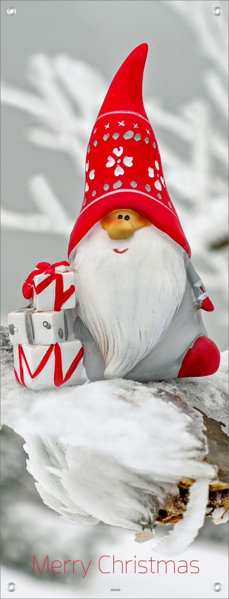 WEIHNACHTEN WANDBILDER POSTER DEKO BILDER XXL 60x160 WICHTEL SCHNEE WINTER