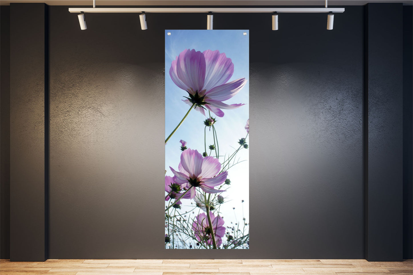 BLUMEN WANDBILDER POSTER DEKO BILDER XXL 60x160 HIMMEL BLÜTEN NATUR