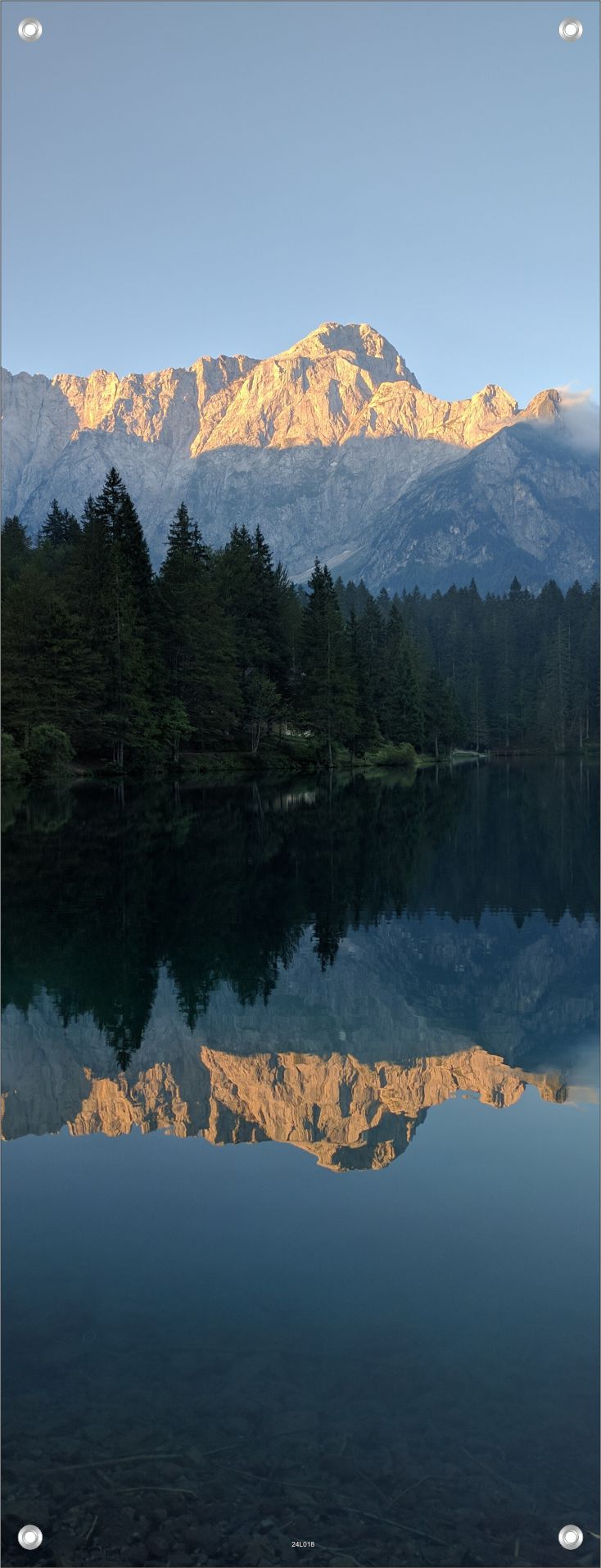 LANDSCHAFT WANDBILDER POSTER DEKO BILDER XXL 60x160 SEE BERG WALD NATUR
