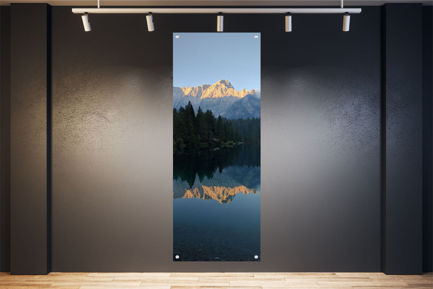 LANDSCHAFT WANDBILDER POSTER DEKO BILDER XXL 60x160 SEE BERG WALD NATUR