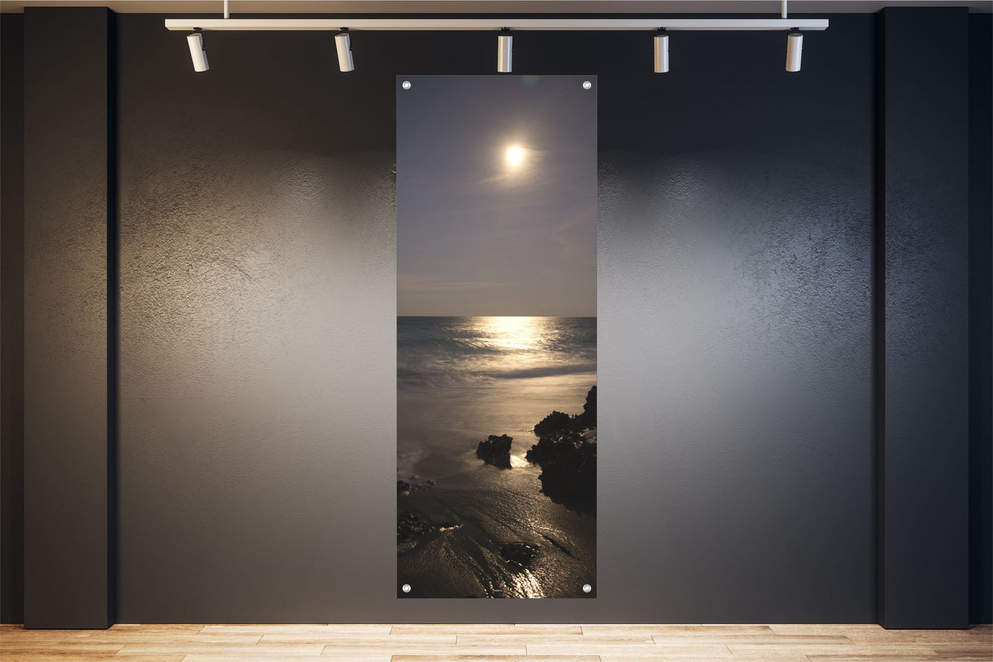MEER WANDBILDER POSTER DEKO BILDER XXL 60x160 NATUR STRAND NACHT