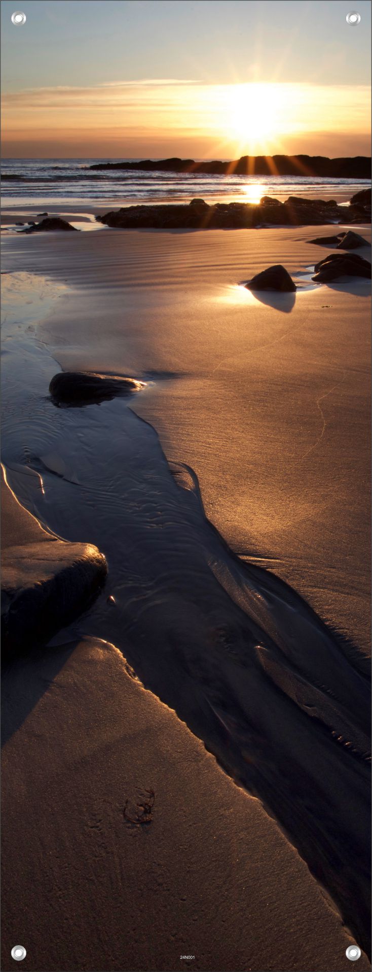 NATUR WANDBILDER POSTER DEKO BILDER XXL 60x160 MEER STRAND SONNENUNTERGANG