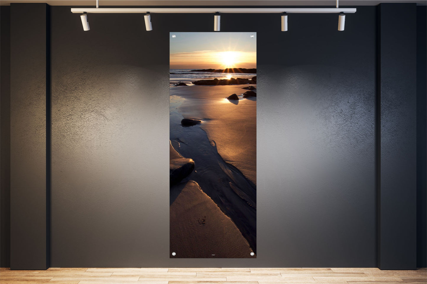 NATUR WANDBILDER POSTER DEKO BILDER XXL 60x160 MEER STRAND SONNENUNTERGANG