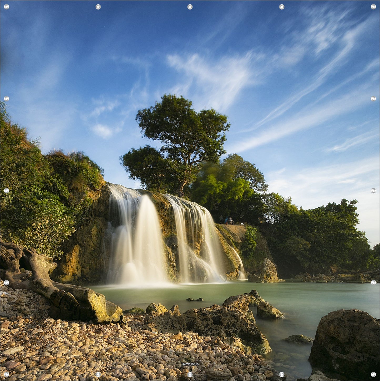 Outdoor Bild Banner Außen Gartenposter Wetterfest 180x180cm Landschaft Natur