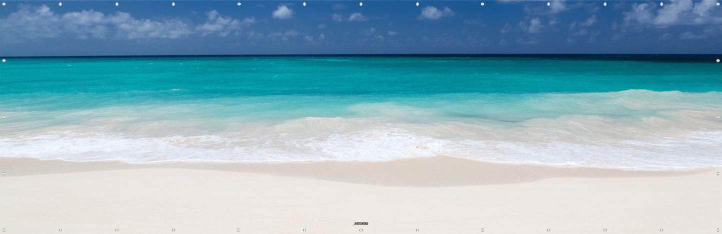 Outdoor Bild Banner Außen Gartenposter wetterfest 560x180 Strand Meer Natur