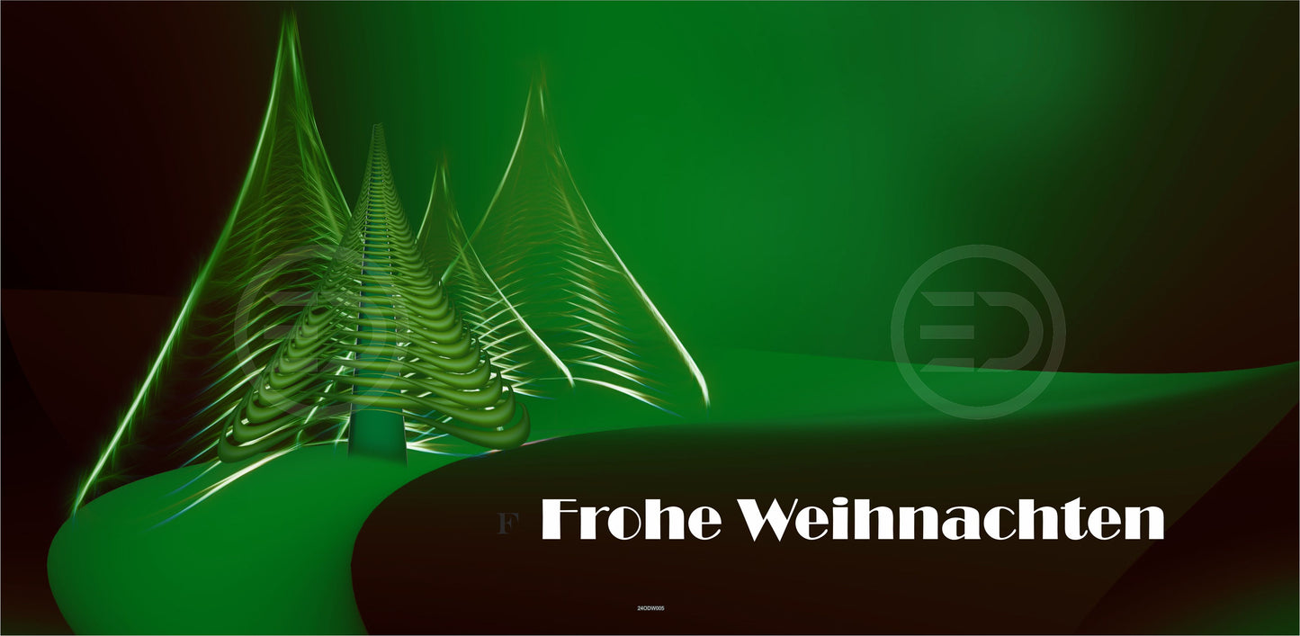 Outdoor Bild Banner Außen Gartenposter wetterfest 370x180 Weihnachten Modern Text