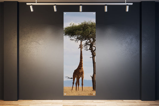 TIER WANDBILDER POSTER DEKO BILDER XXL 60x160 GIRAFFE WILDTIER NATUR
