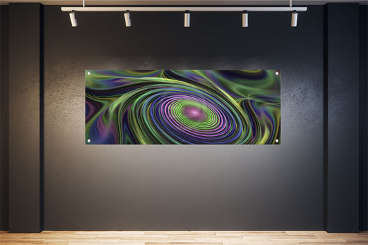 ABSTRAKTE WANDBILDER POSTER DEKO BILDER XXL 160x60 DIGITAL KUNST WIRBEL