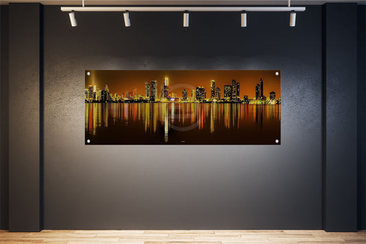 STÄDTE WANDBILDER POSTER DEKO BILDER XXL 160x60 SKYLINE MIAMI USA