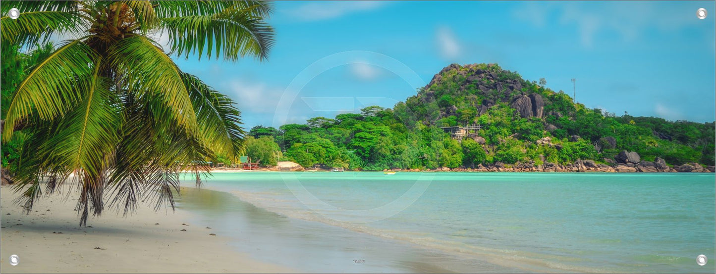MEER WANDBILD POSTER BILDER XXL 160x60 NATUR STRAND BERG INSEL INNEN AUSSEN