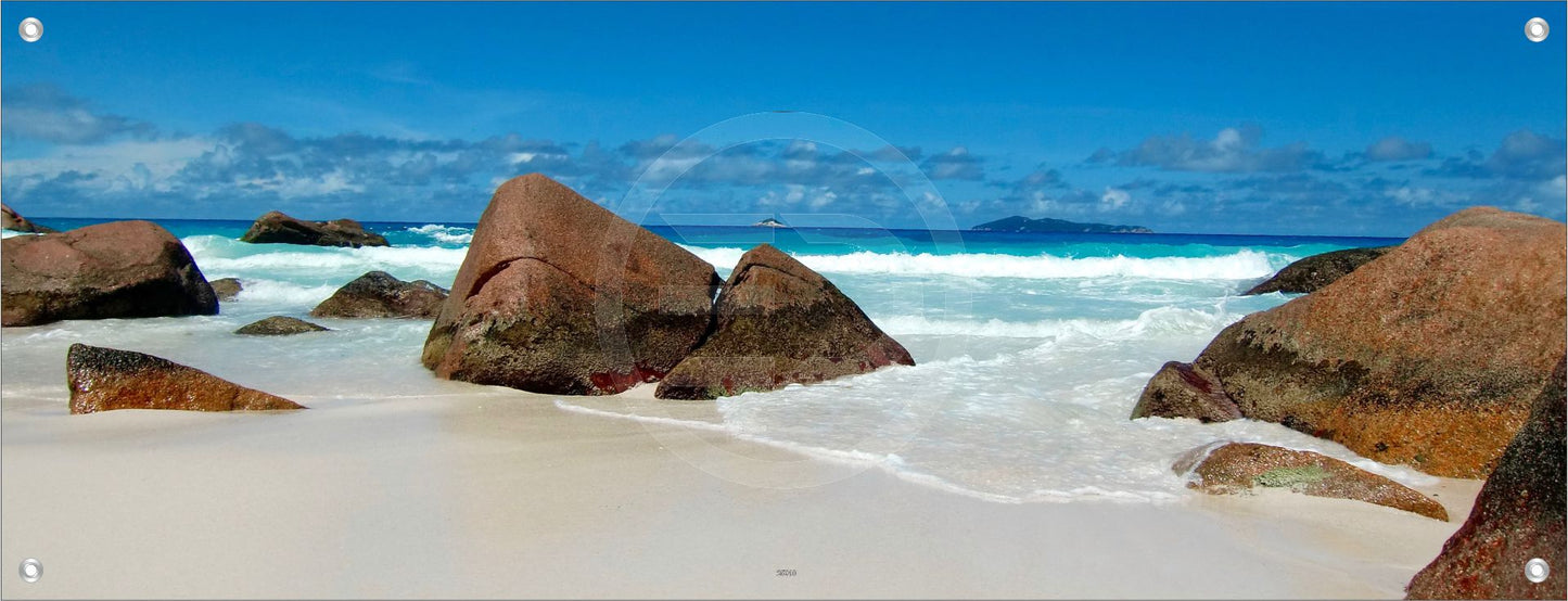 MEER WANDBILD POSTER BILDER XXL 160x60 STRAND NATUR SAND FELSEN