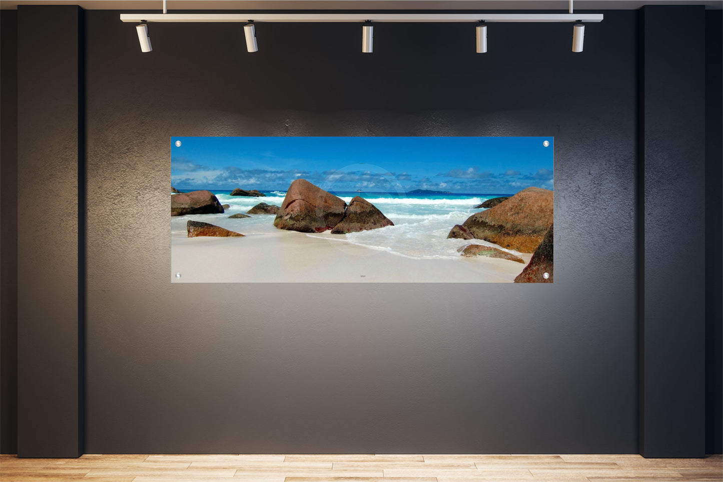 MEER WANDBILD POSTER BILDER XXL 160x60 STRAND NATUR SAND FELSEN