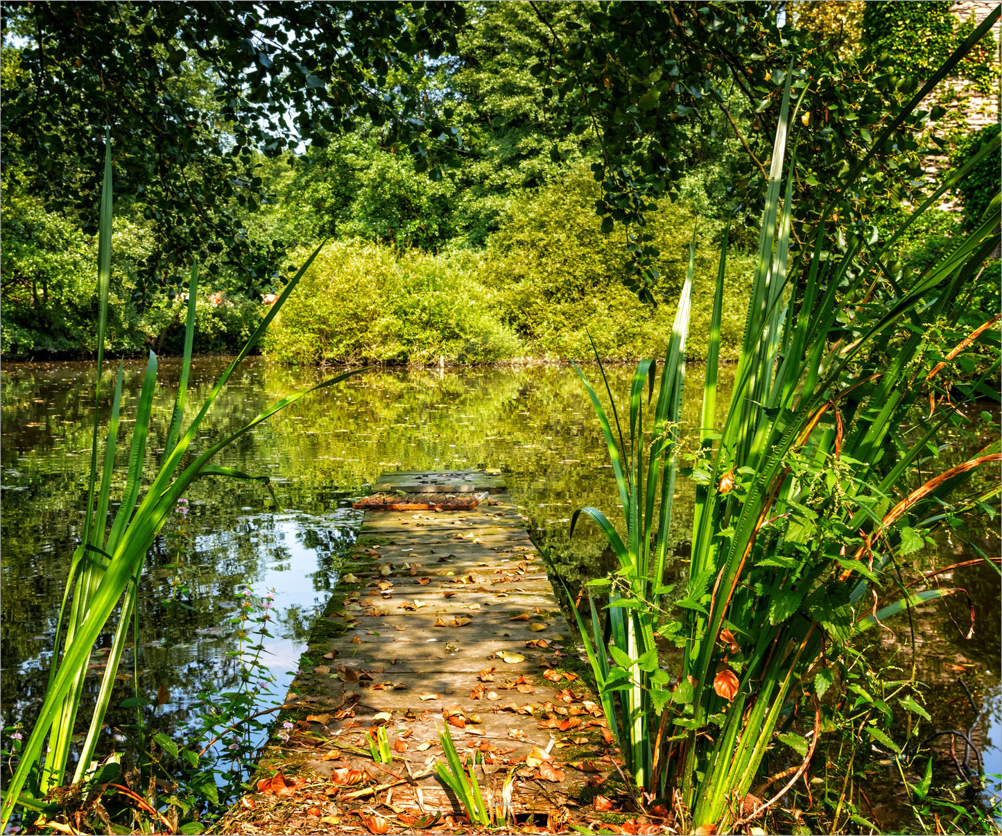 Outdoor Bild Banner Gartenposter Außen wetterfest XXL 300x250 See Landschaft Natur