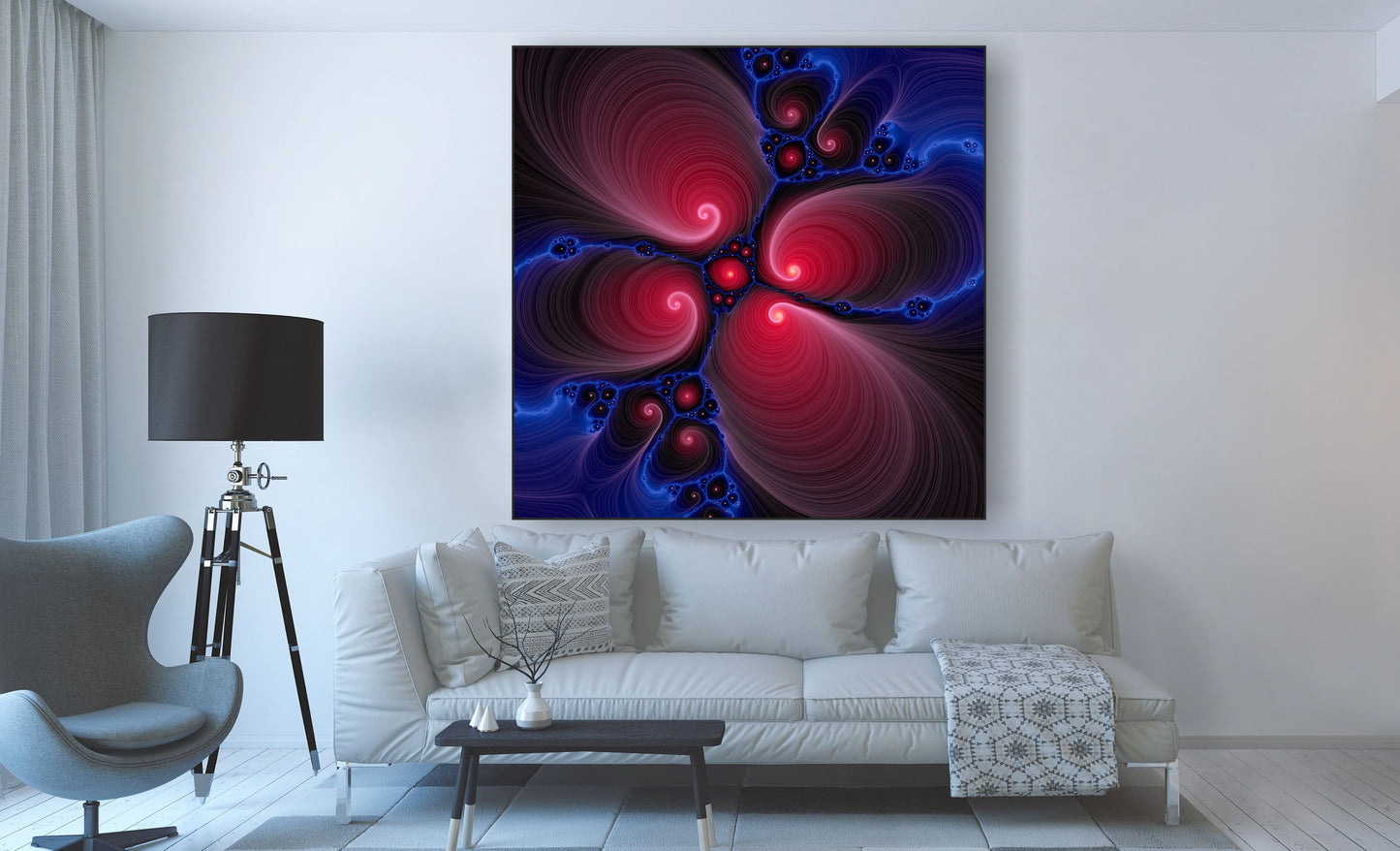 WANDBILDER MIT RAHMEN ABSTRAKT BILDER XXL MODERN WOHNZIMMER MUSCHELN KUNST