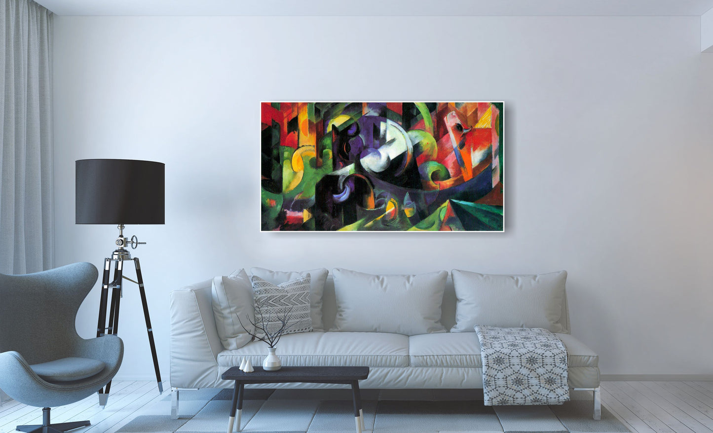 WANDBILDER MIT RAHMEN ABSTRAKT BILDER XXL MODERN WOHNZIMMER BUNTE KUNST