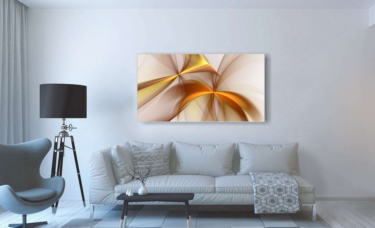 WANDBILDER ALURAHMEN ABSTRAKTE BILDER WOHNZIMMER 150x80 FARBSPIEL DIGITAL