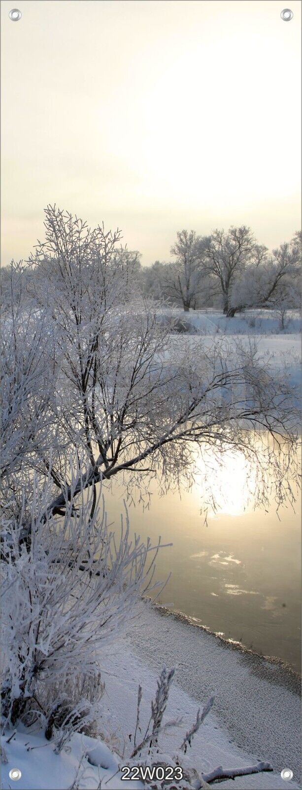 Winter Wandbild Banner Druck XXL 160x60cm Landschaft Schnee Auswahl 12 Motive