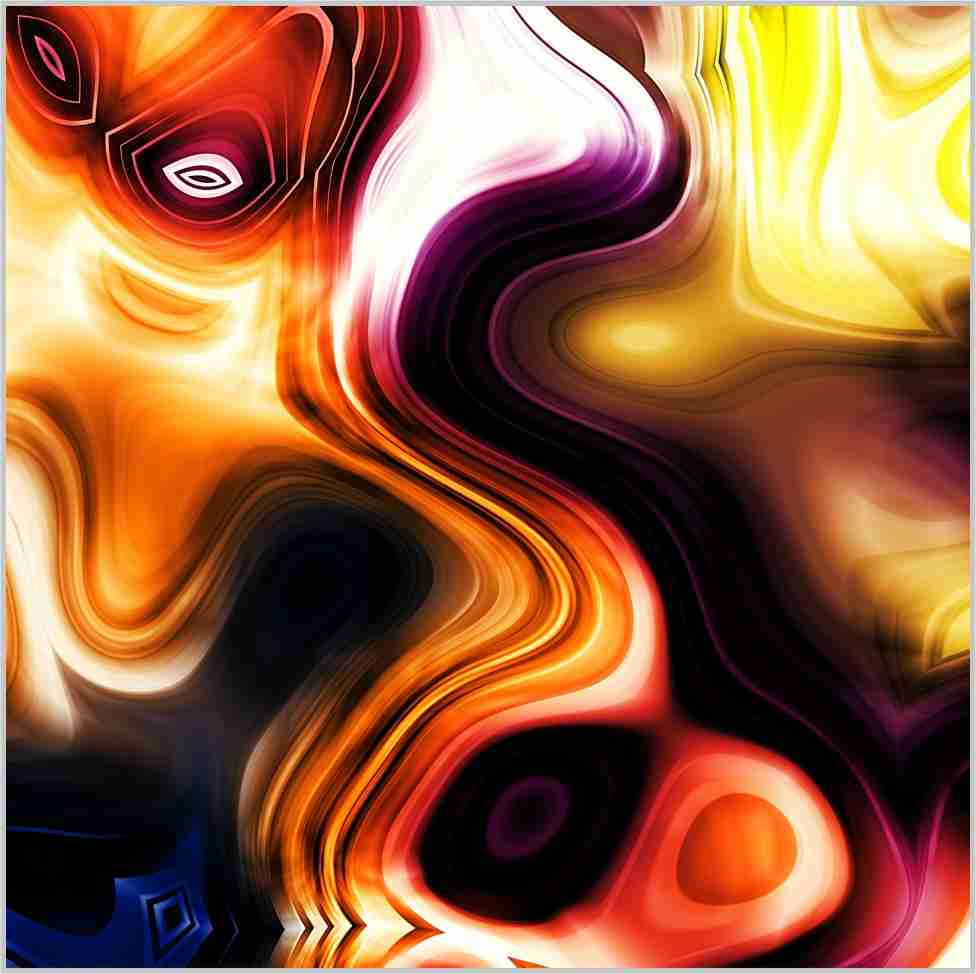 WANDBILD ALURAHMEN XXL ABSTRAKTE BILDER WOHNZIMMER 120x120 MODERNE KUNST