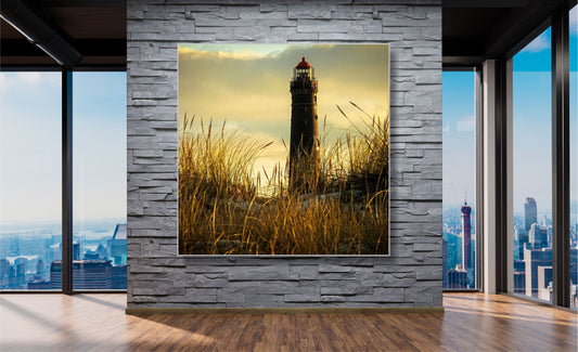 WANDBILDER ALURAHMEN NATUR BILDER WOHNZIMMER 150x150 LEUCHTTURM