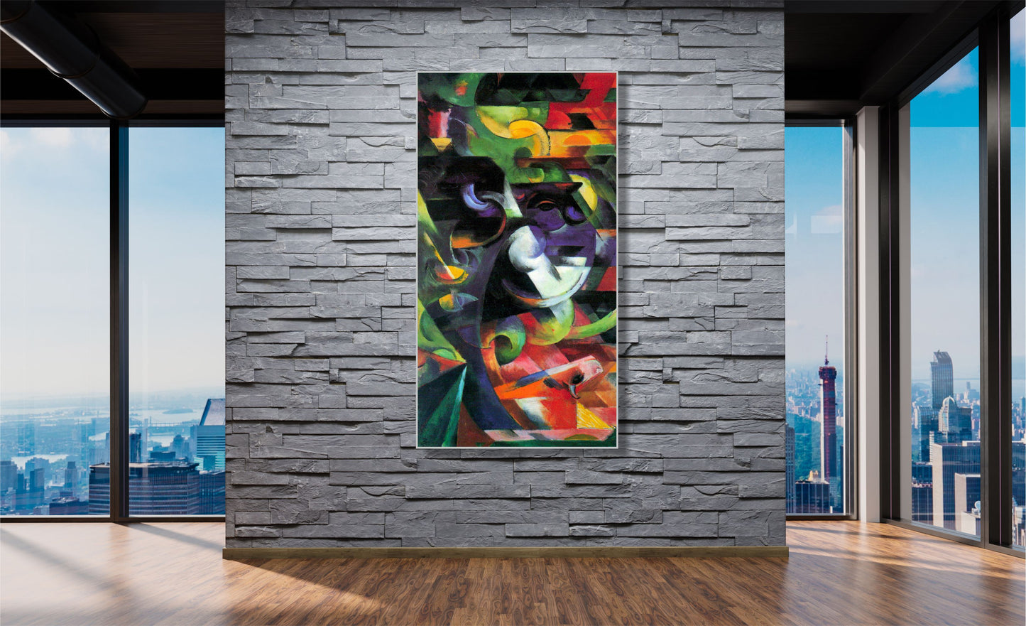 WANDBILDER MIT RAHMEN ABSTRAKT BILDER XXL MODERN WOHNZIMMER BUNTE KUNST