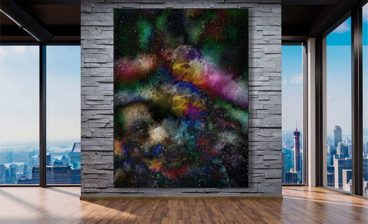 WANDBILDER MIT RAHMEN ABSTRAKT BILDER XXL MODERN WOHNZIMMER KUNST BLACK