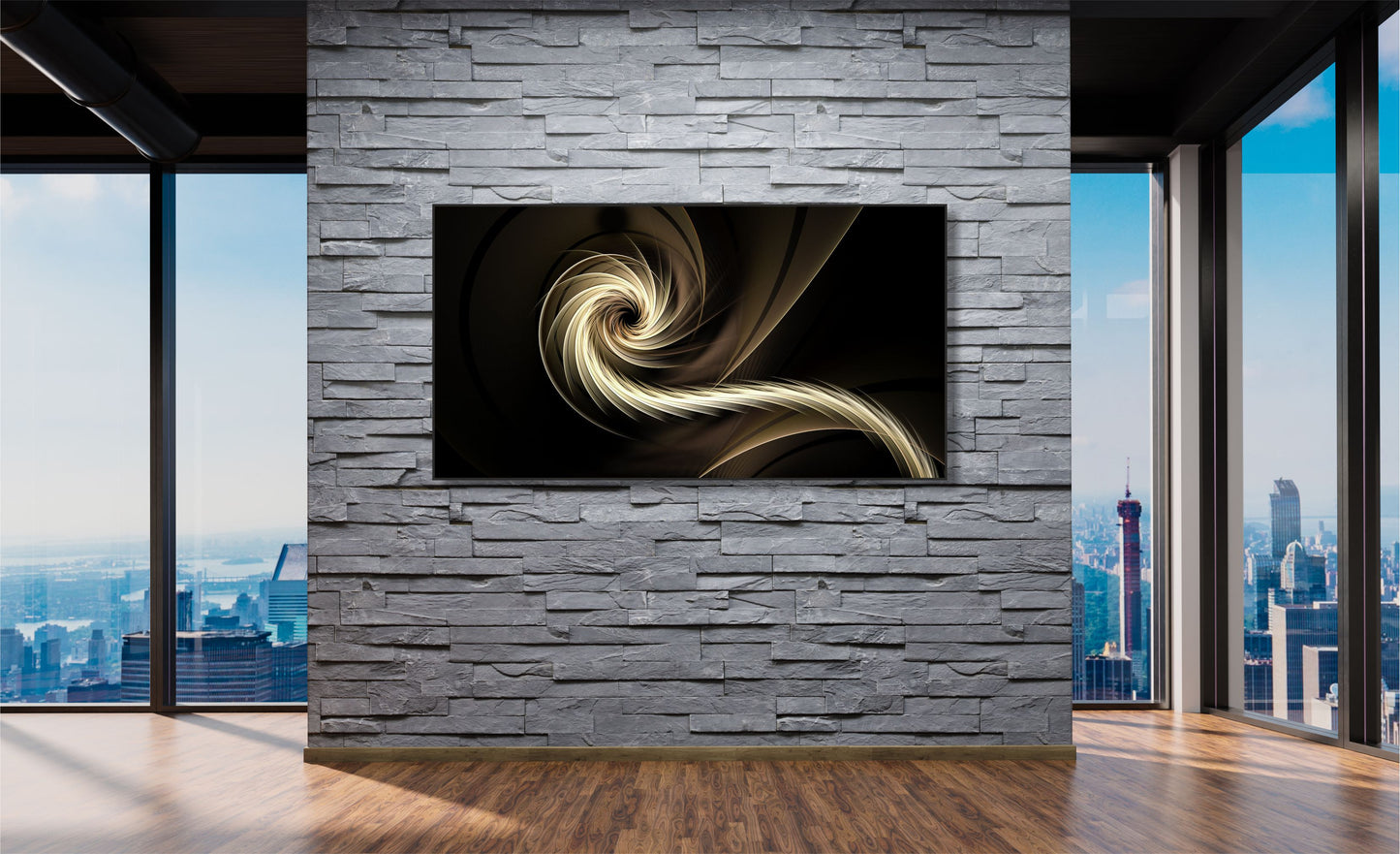 WANDBILDER XXL ALURAHMEN ABSTRAKTE BILDER WOHNZIMMER 150x80 WIRBEL DESIGN