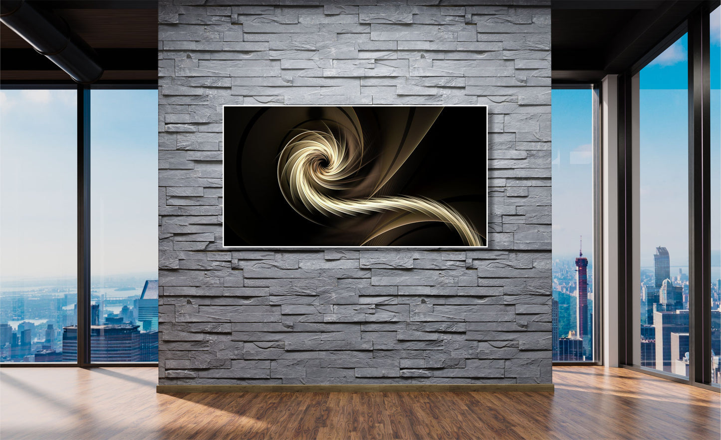 WANDBILDER XXL ALURAHMEN ABSTRAKTE BILDER WOHNZIMMER 150x80 WIRBEL DESIGN