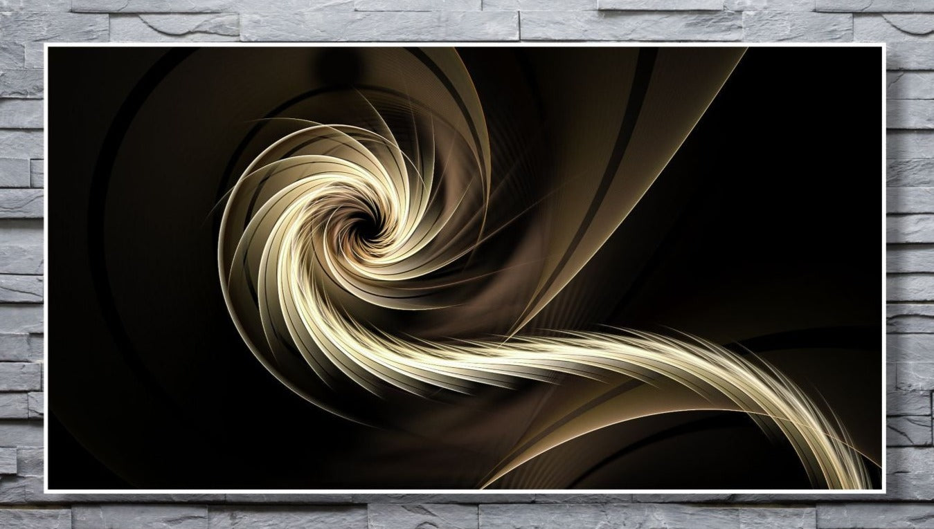 WANDBILDER XXL ALURAHMEN ABSTRAKTE BILDER WOHNZIMMER 150x80 WIRBEL DESIGN