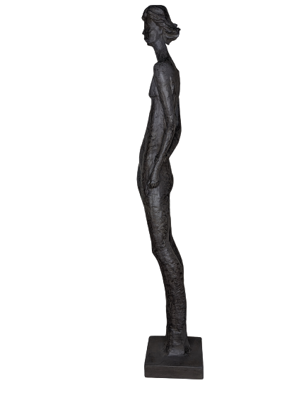 EXNER FRAUEN SKULPTUR DEKO FIGUR HILDA HÖHE 81 cm MODERN ABSTRAKT SCHWARZ