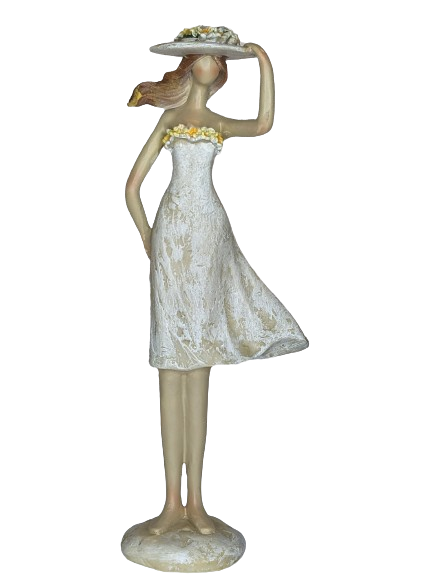 DEKO FIGUR FRAUEN SKULPTUR EXNER FRAU SANNIE4 HÖHE 15 cm MODERN ABSTRAKT