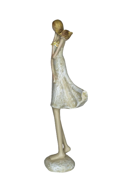 DEKO FIGUR FRAUEN SKULPTUR EXNER FRAU SANNIE2 HÖHE 36 cm MODERN ABSTRAKT