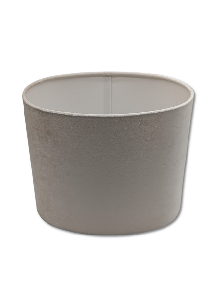 COLMORE LAMPENSHIRM OVAL 30x20x24CM VELOUR CHAMPAGNER ELEGANT MODERN