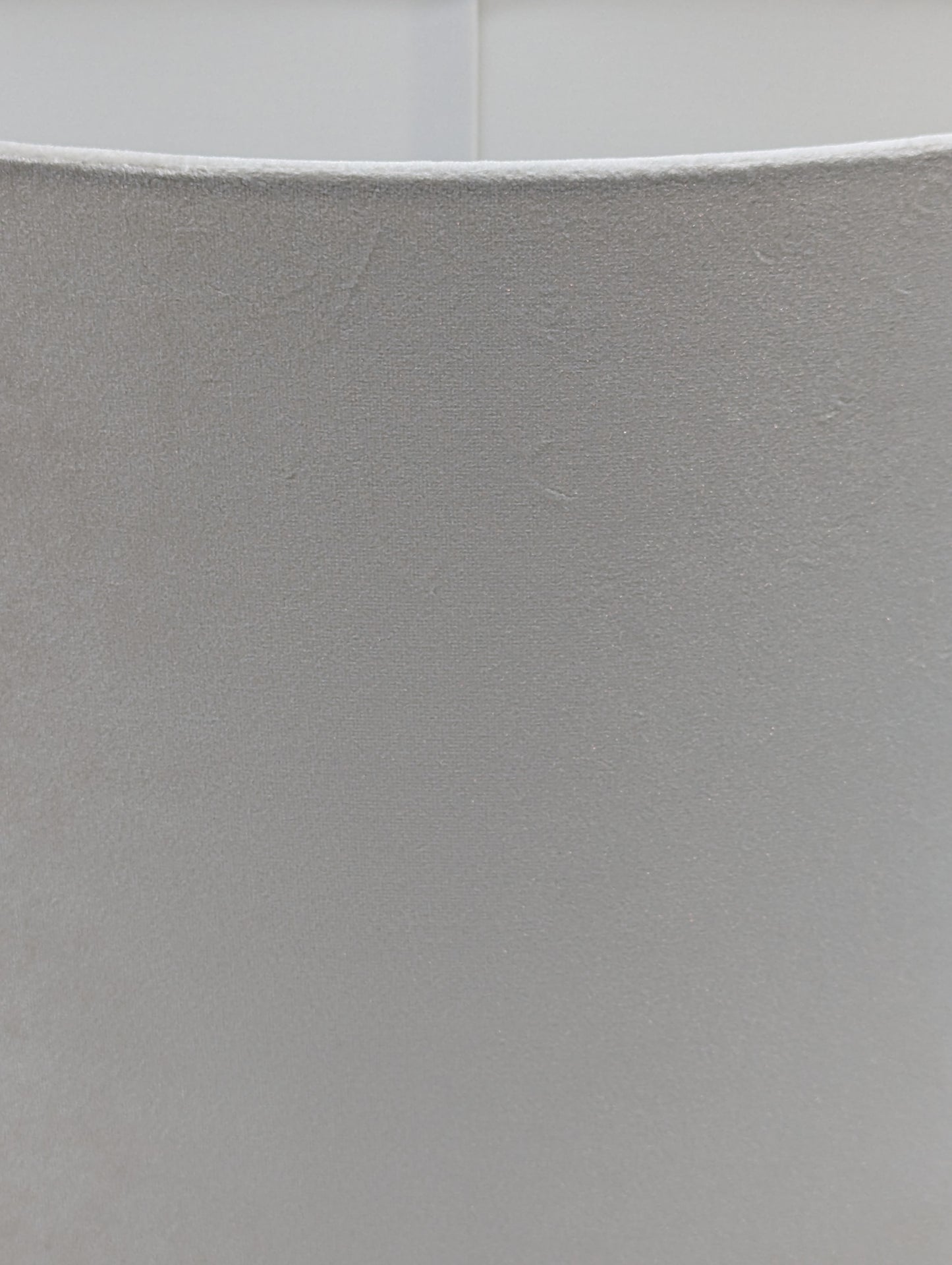 COLMORE LAMPENSHIRM RUND 30x30x30CM VELOUR BEIGE MODERN SCHLICHT
